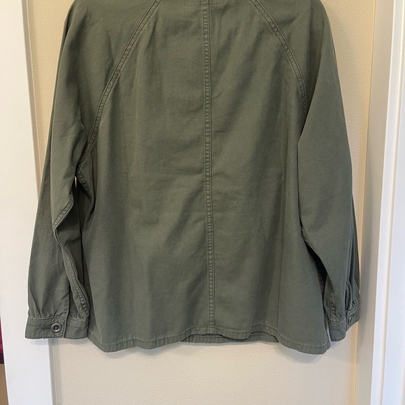 NWOT Torrid Army Green Denim Jacket - Picture 3 of 5